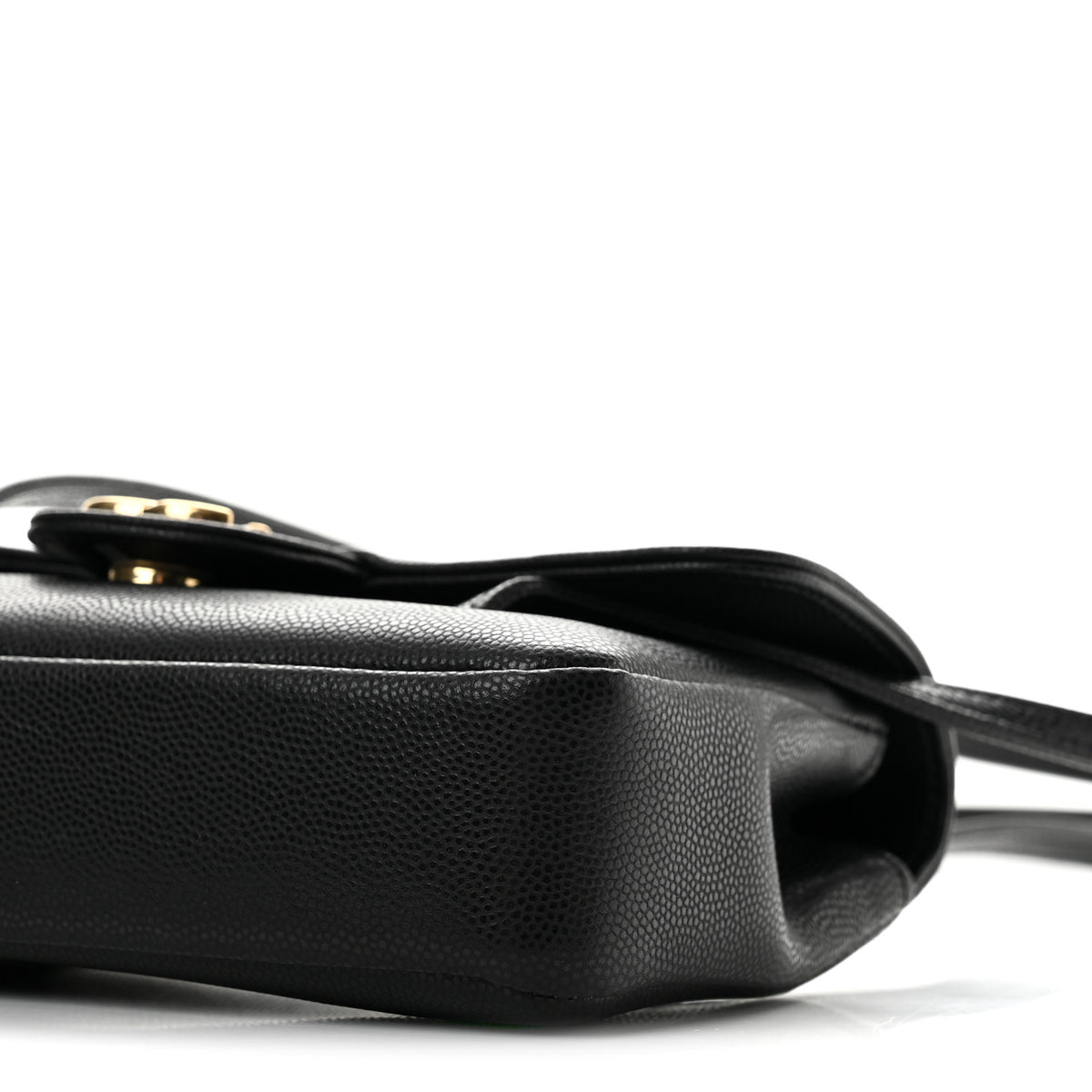 Chanel Shiny Caviar Mini Preppy Coco Shoulder Bag Black 9 of 10