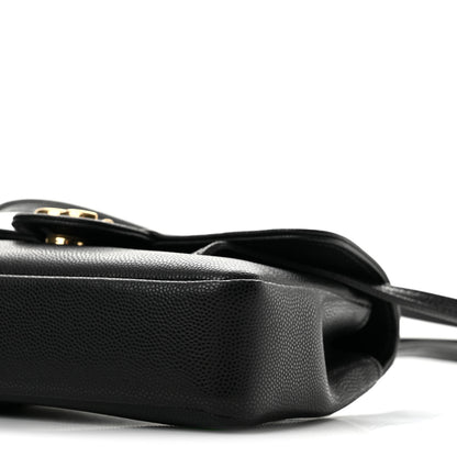 Chanel Shiny Caviar Mini Preppy Coco Shoulder Bag Black 9 of 10