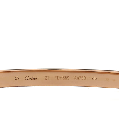 Cartier 18K Pink Gold LOVE Bracelet 21 5 of 8