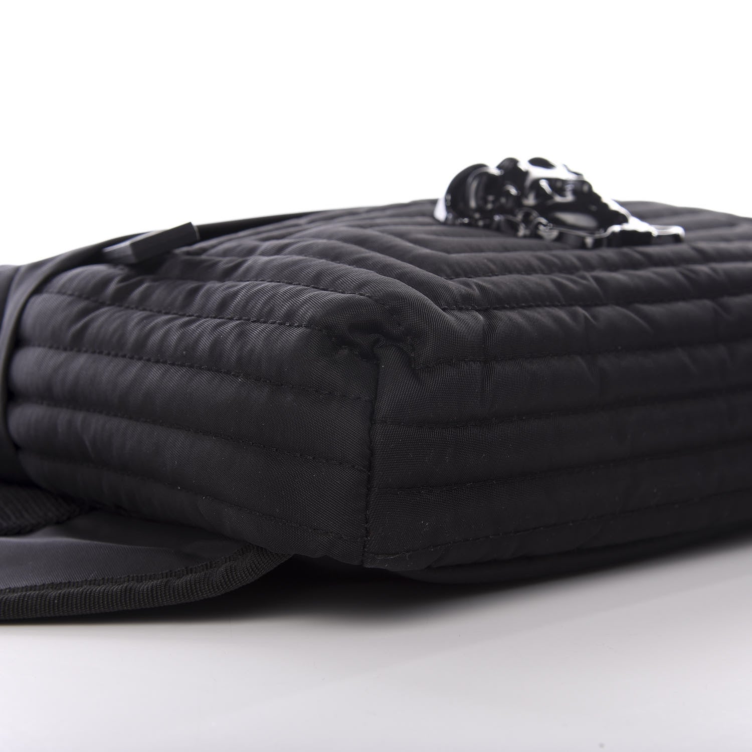 Versace Nylon Palazzo Medusa Belt Bag Black 7 of 9