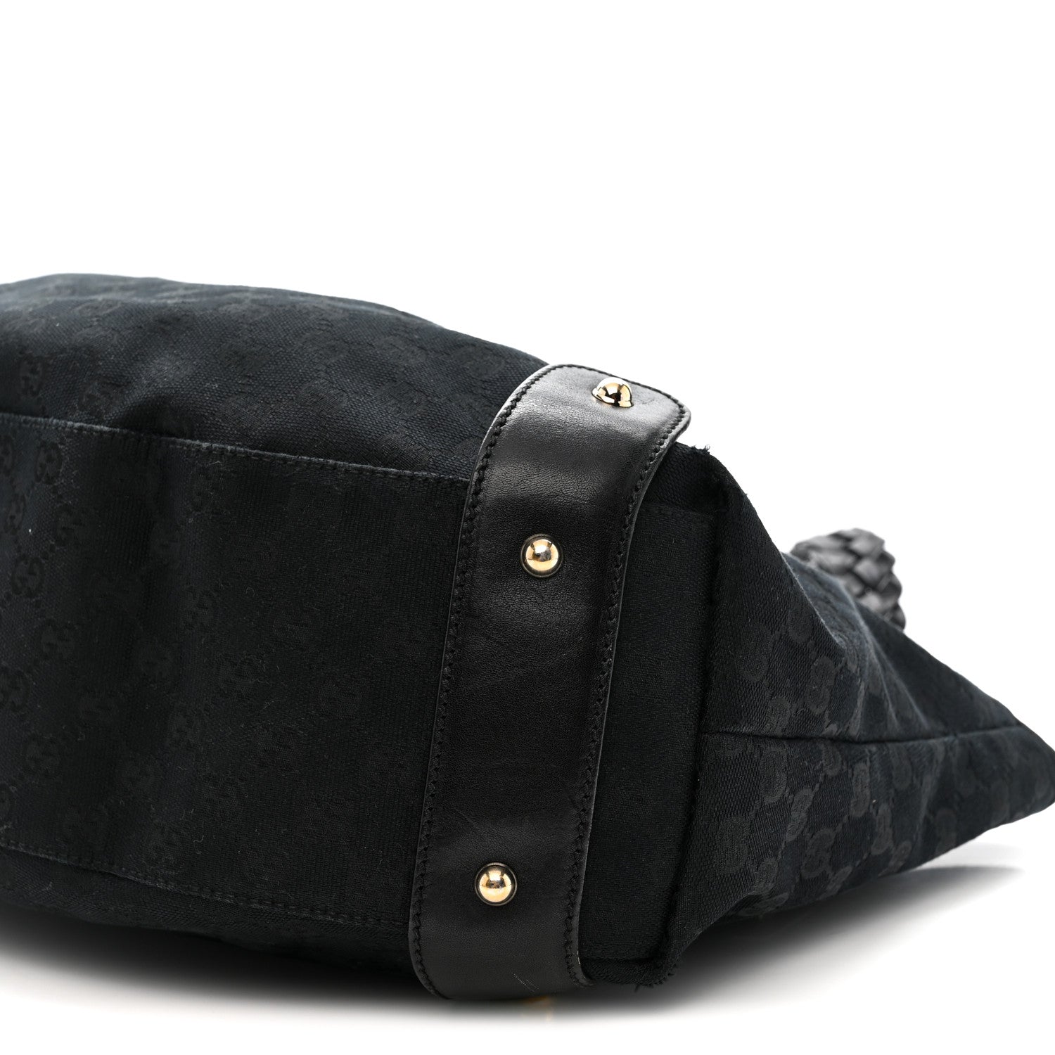 Gucci Monogram Medium Pelham Shoulder Bag Black 10 of 14