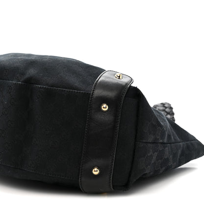 Gucci Monogram Medium Pelham Shoulder Bag Black 10 of 14