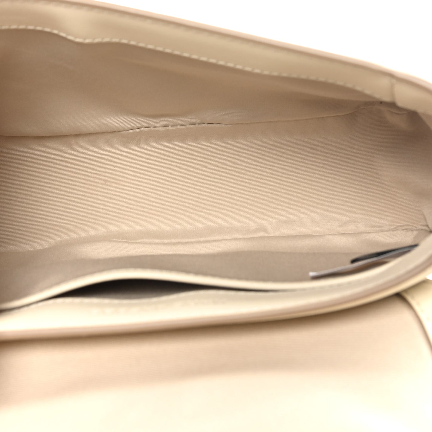 Calfskin The Clover Shoulder Bag Cloud White
