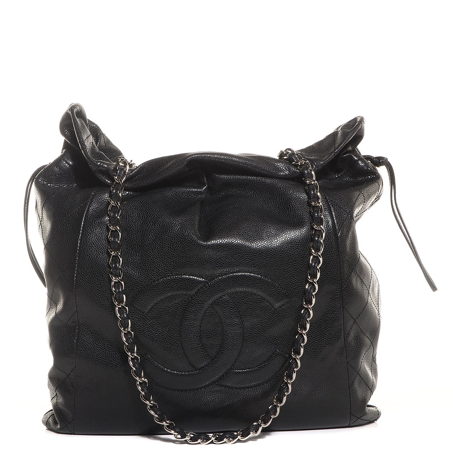 Chanel Caviar 31 Drawstring Tote Black 1 of 7