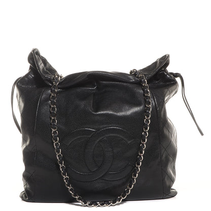 Chanel Caviar 31 Drawstring Tote Black 1 of 7