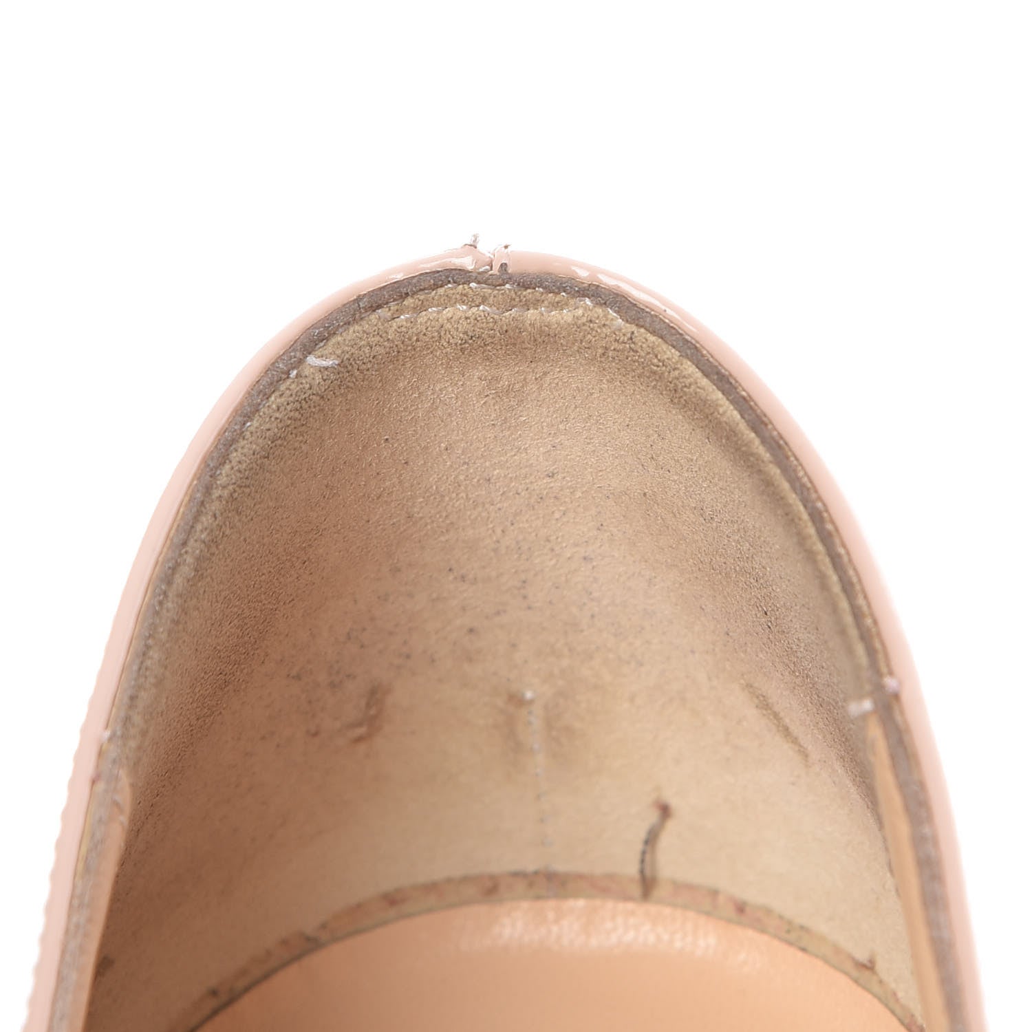 Christian Louboutin Patent So Kate 120 Pumps 37 Nude 11 of 12