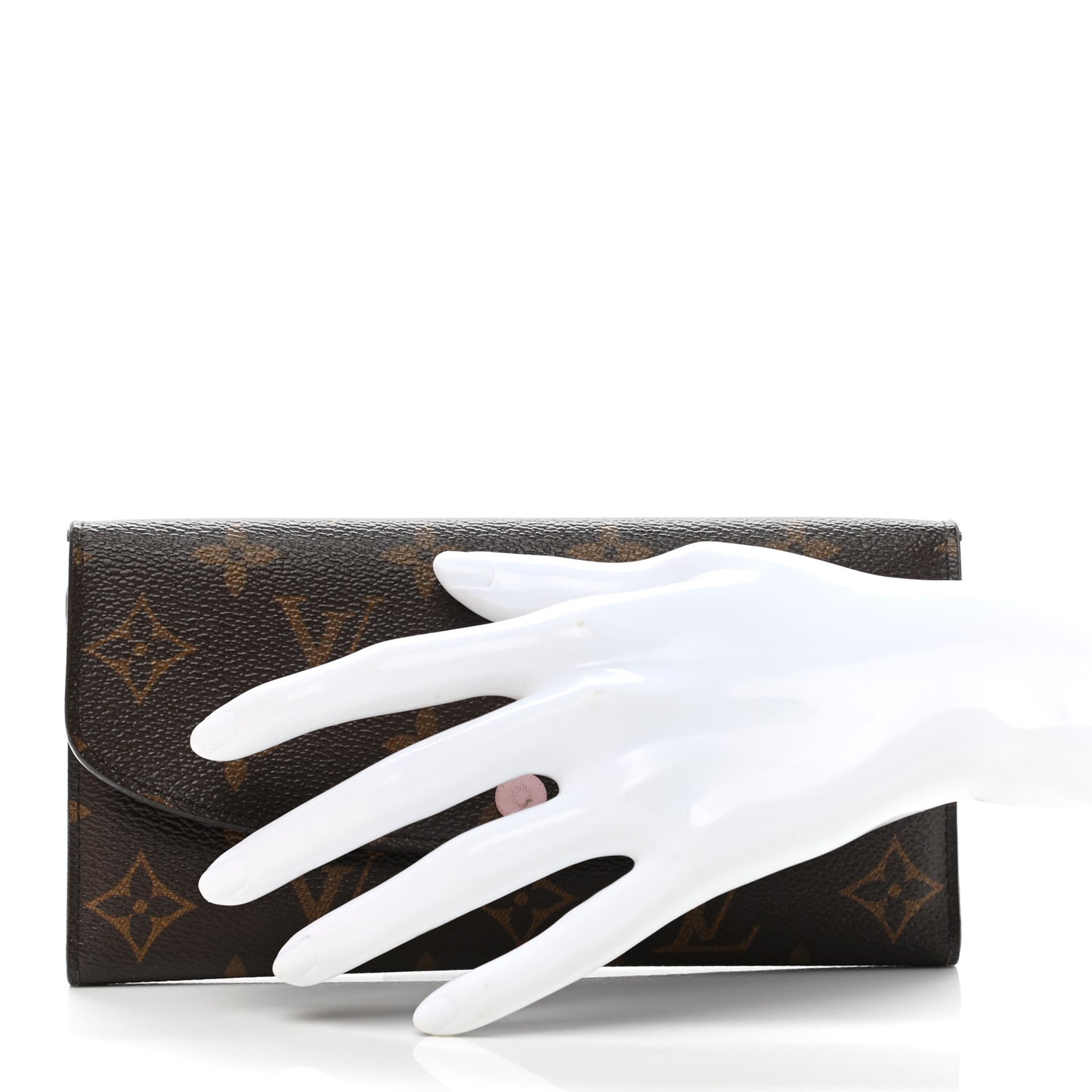 Monogram Emilie Wallet Rose Ballerine