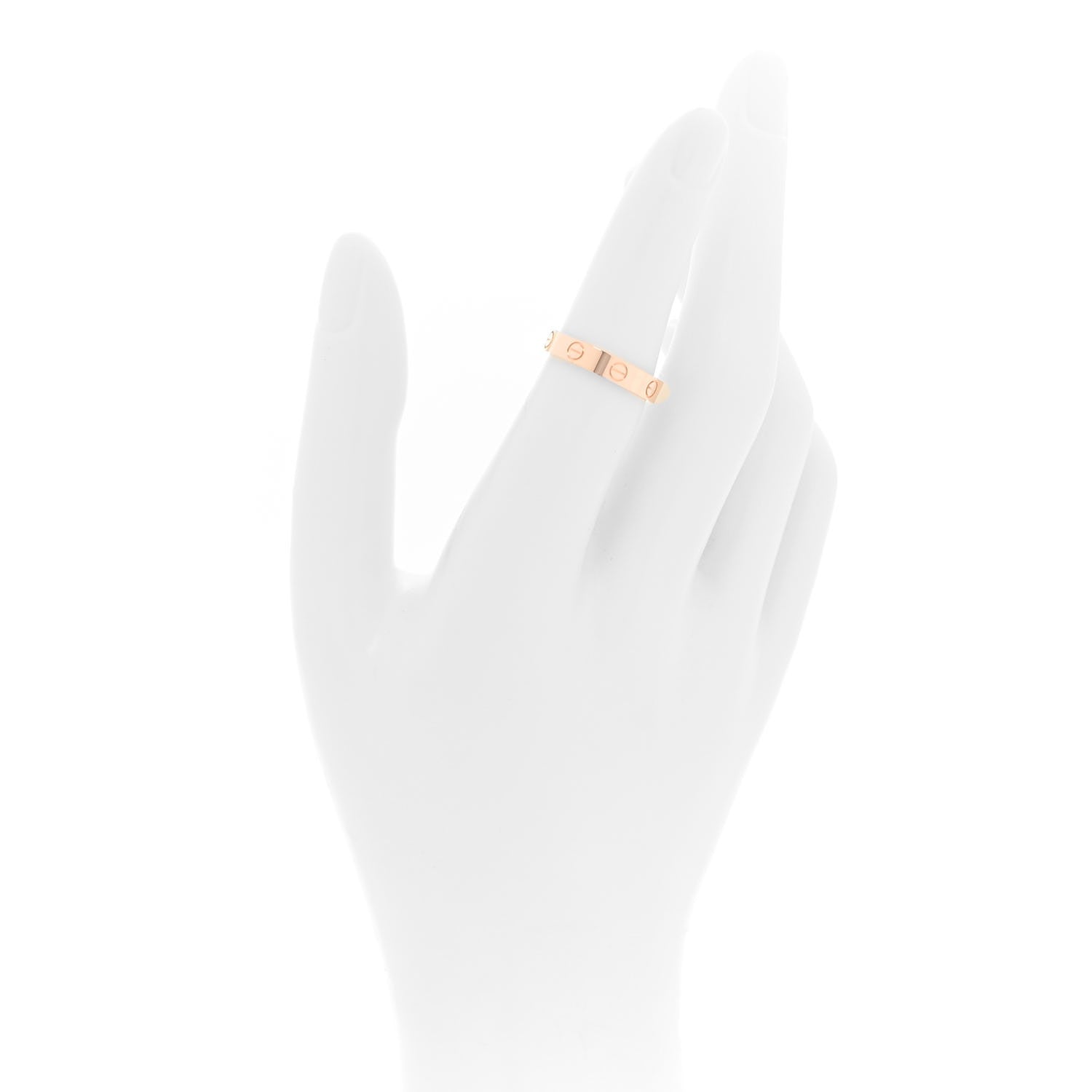 Cartier 18K Yellow Gold 3.5mm LOVE Wedding Band Ring 52 6 2 of 5