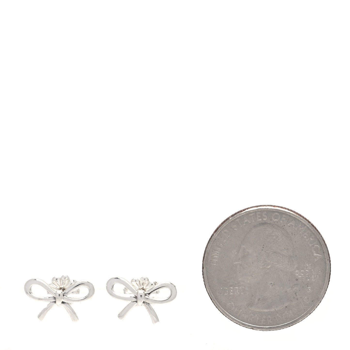 Sterling Silver Bow Earrings