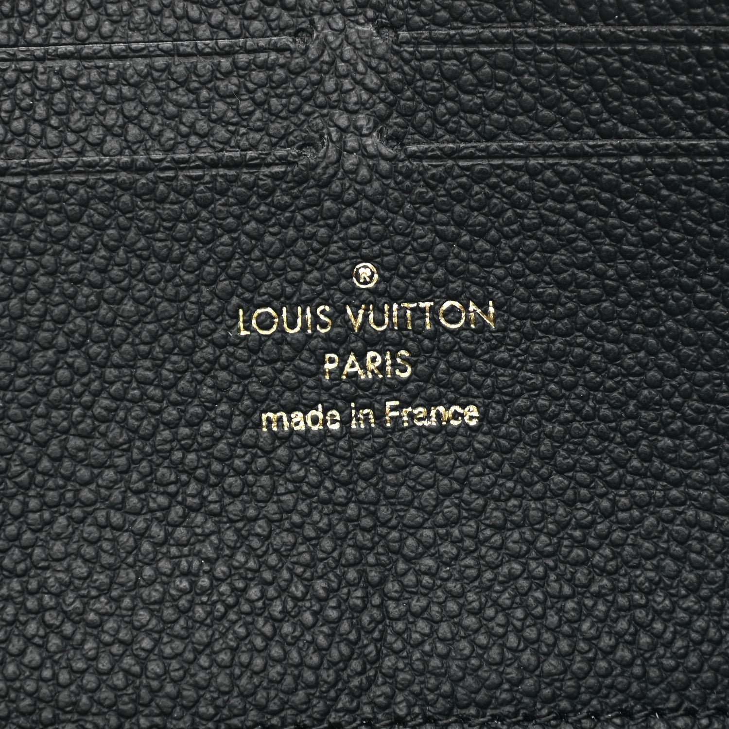Louis Vuitton Empreinte Clemence Wallet Black 6 of 7