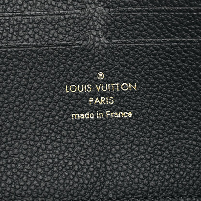 Louis Vuitton Empreinte Clemence Wallet Black 6 of 7