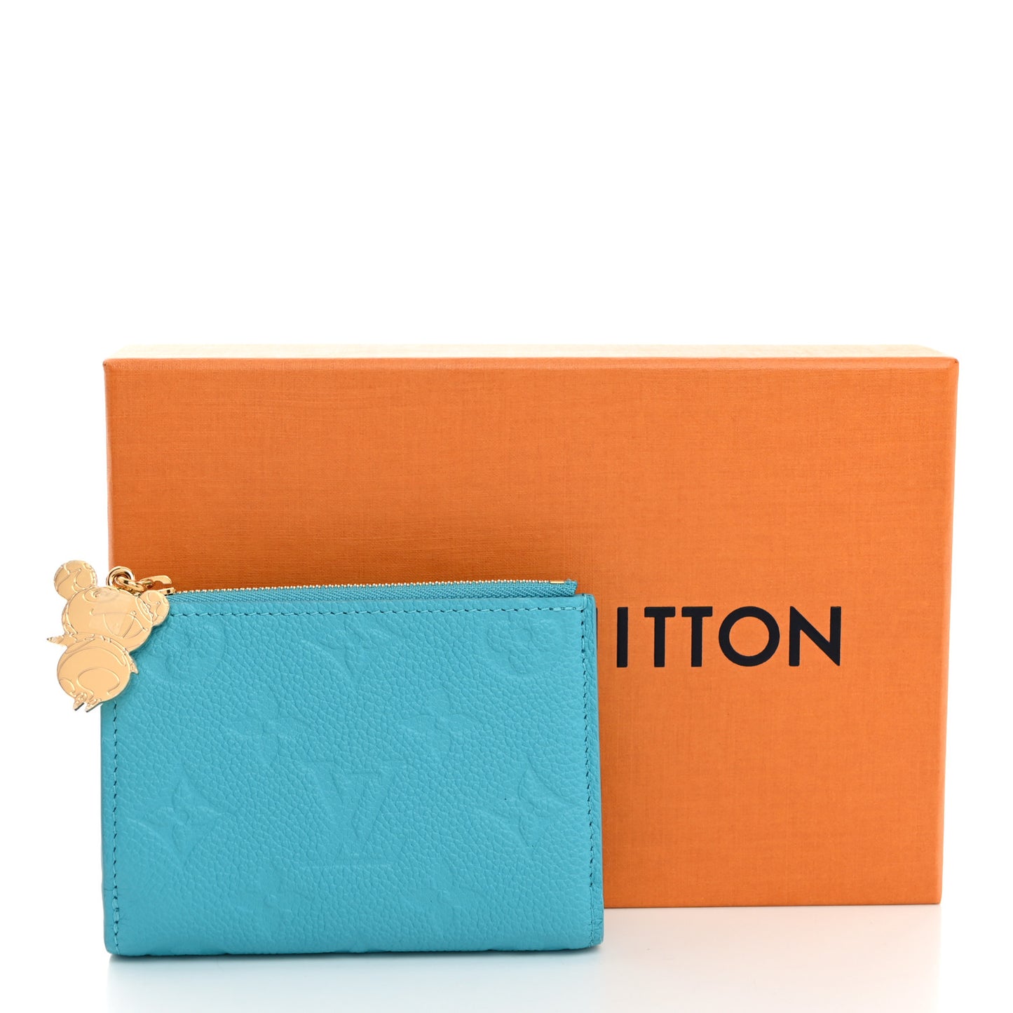 X TM Empreinte Monogram Lisa Wallet Kabira Blue