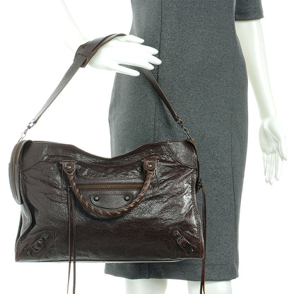 Balenciaga Agneau City Cigare Fonce 2 of 7