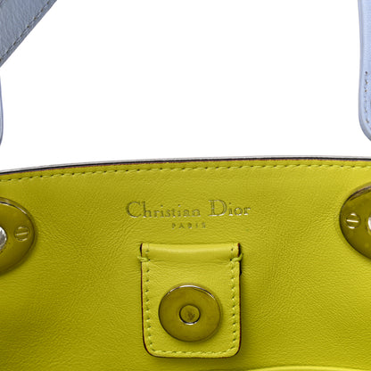 Christian Dior Smooth Calfskin Medium Diorissimo Tote Lavender Jaune Fluo 6 of 10