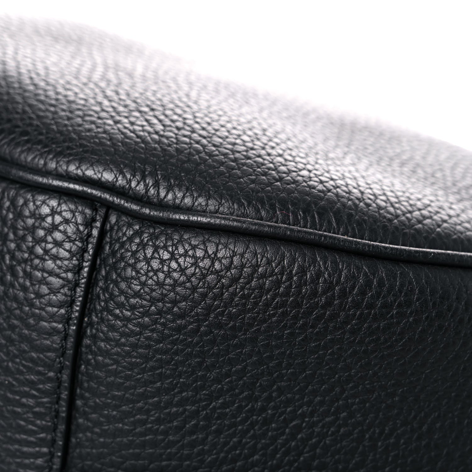 Christian Dior Grained Calfskin Saddle Soft Bag Black 10 of 15