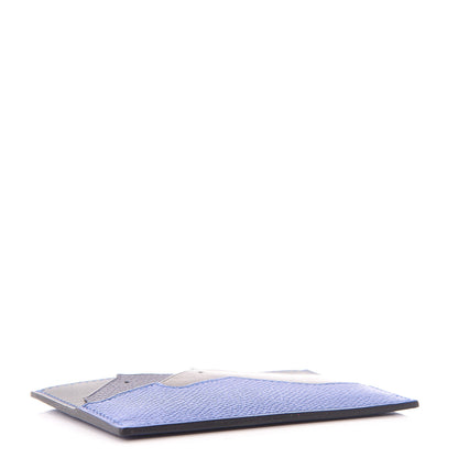 Hermes Epsom Evercalf Evercolor Sombrero Les Petits Chevaux Card Holder Bleu Encre Indigo Bleu Royal Bleu Obscur 4 of 7