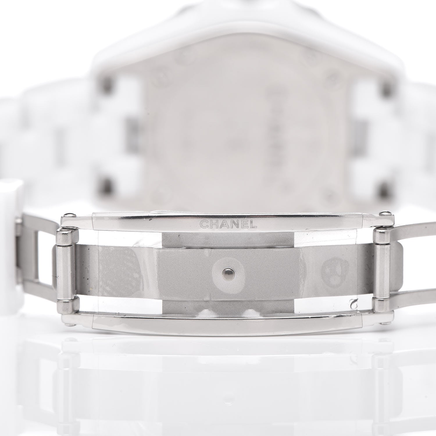 Chanel Stainless Steel Ceramic 33mm J12 Quartz Watch White 6 of 7