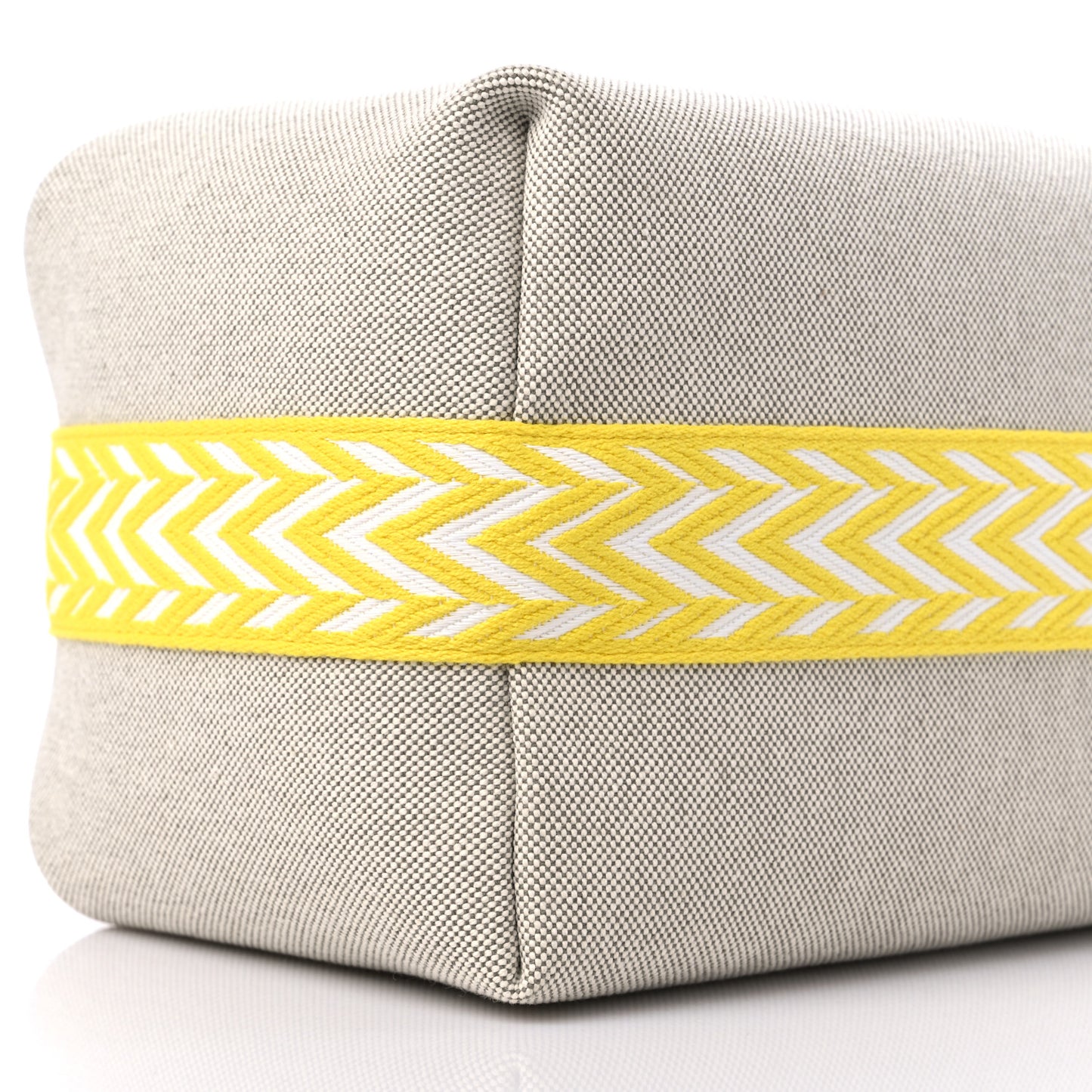 Canvas Large Bride-A-Brac Pouch Jaune Citron