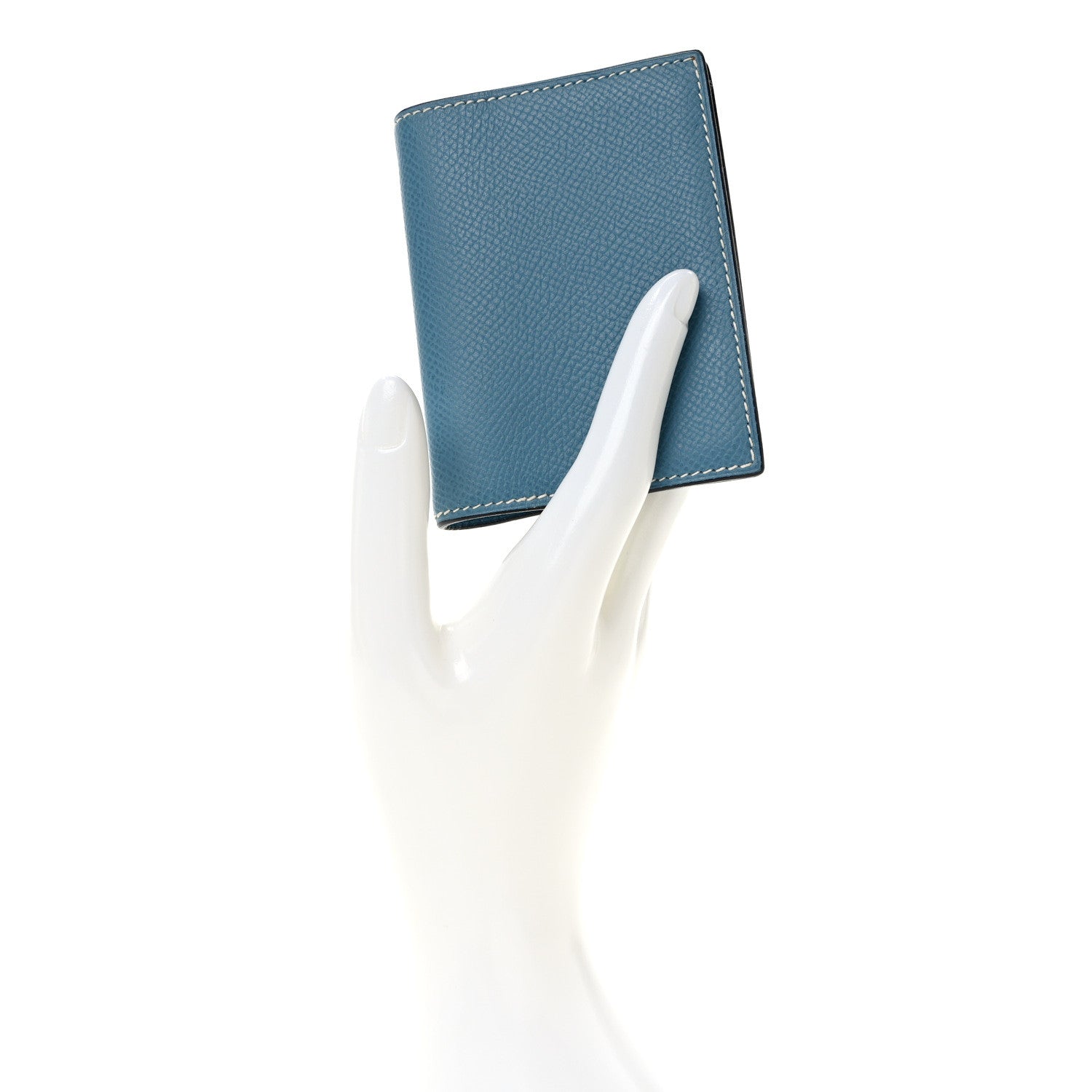 Hermes Epsom Mini Vision Agenda Cover Blue Jean 2 of 6