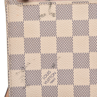 Louis Vuitton Damier Azur Neverfull MM GM Pochette Rose Ballerine 9 of 11