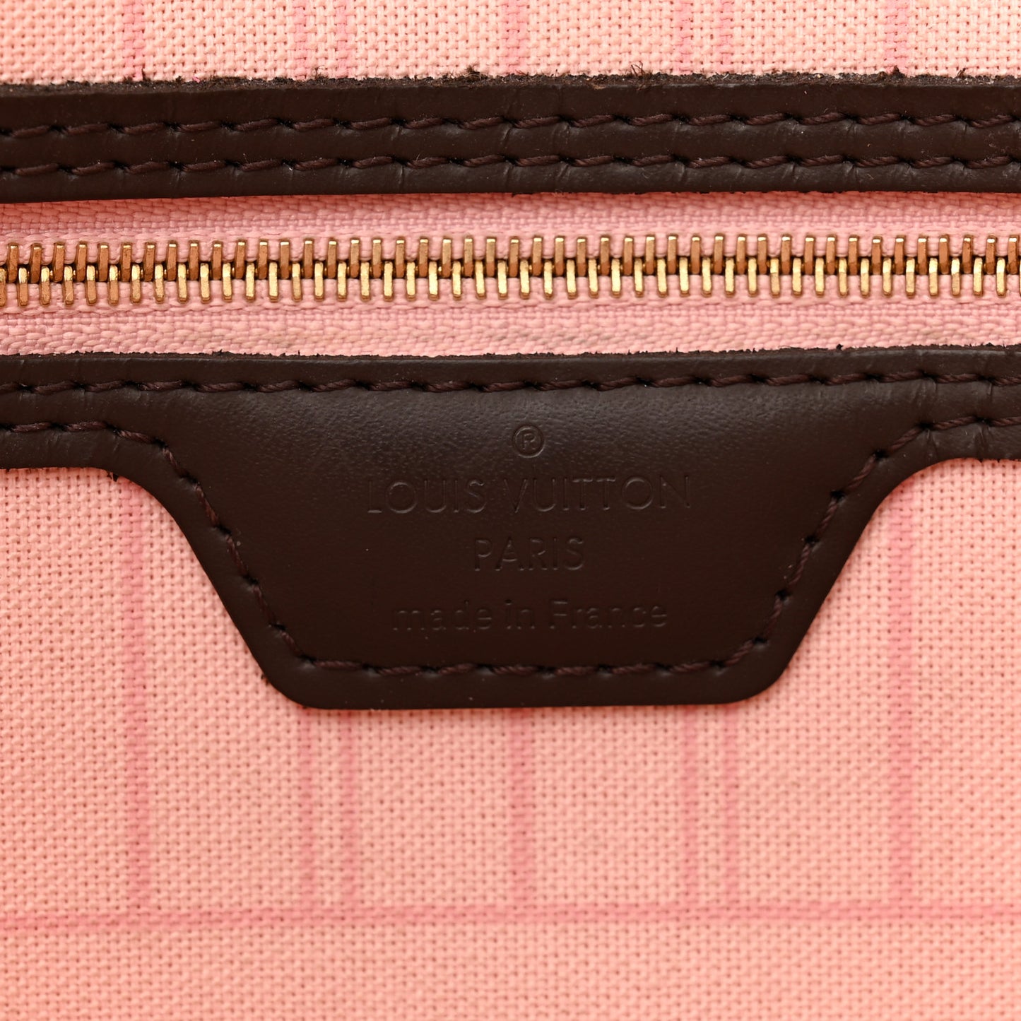 Damier Ebene Neo Neverfull MM Rose Ballerine