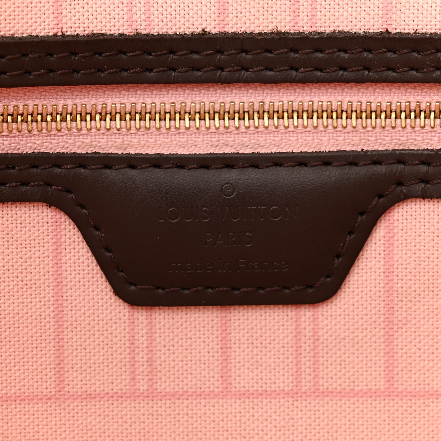 Louis Vuitton Damier Ebene Neo Neverfull MM Rose Ballerine 6 of 15