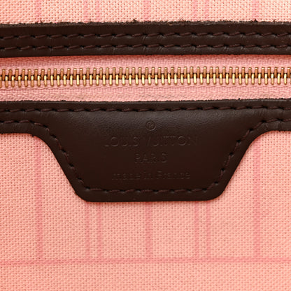 Louis Vuitton Damier Ebene Neo Neverfull MM Rose Ballerine 6 of 15