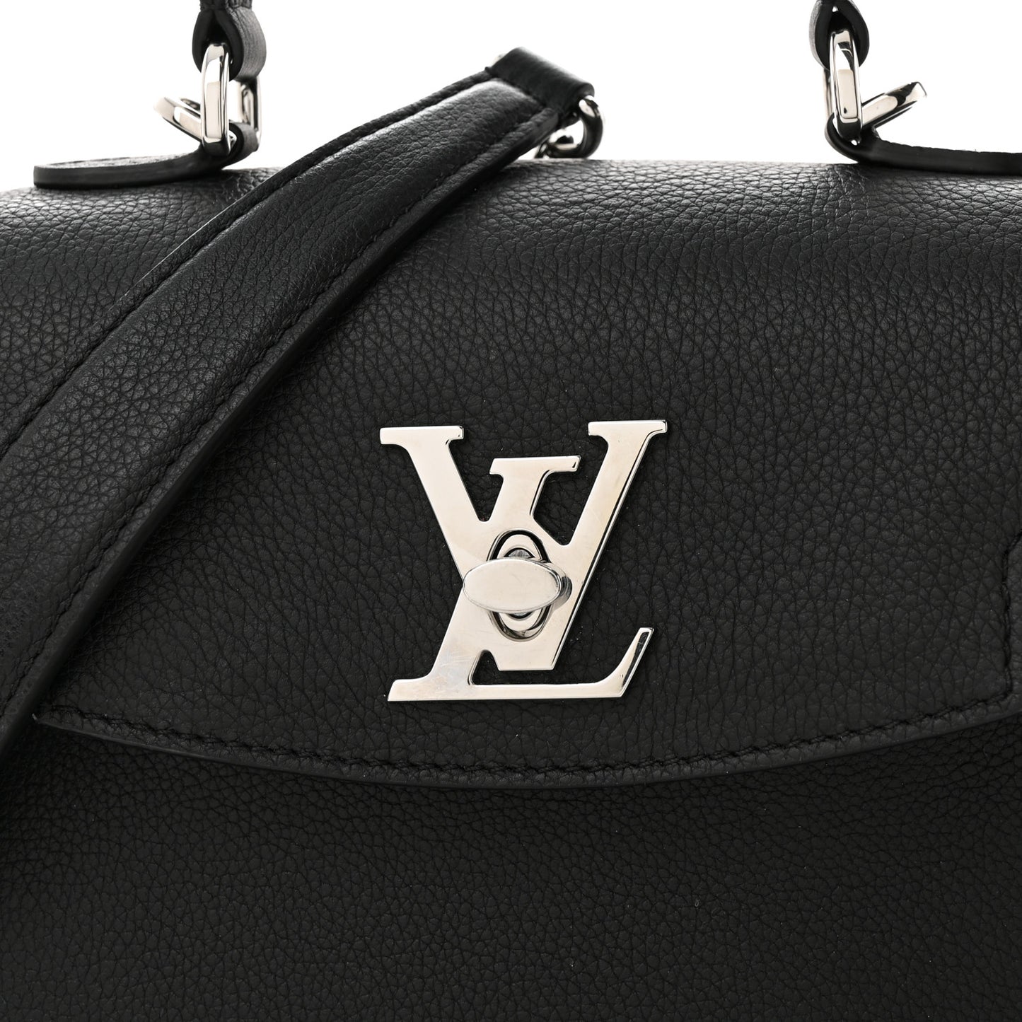 Calfskin Lockme Ever Mini Black