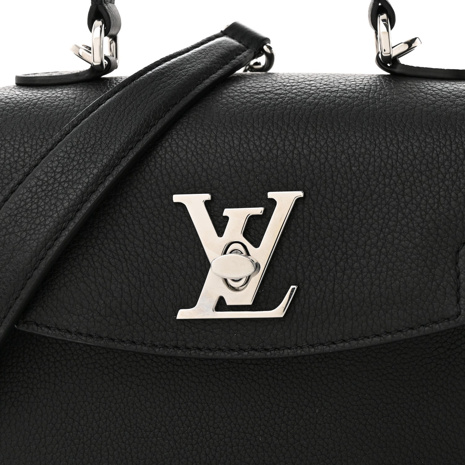 Louis Vuitton Calfskin Lockme Ever Mini Black 7 of 15