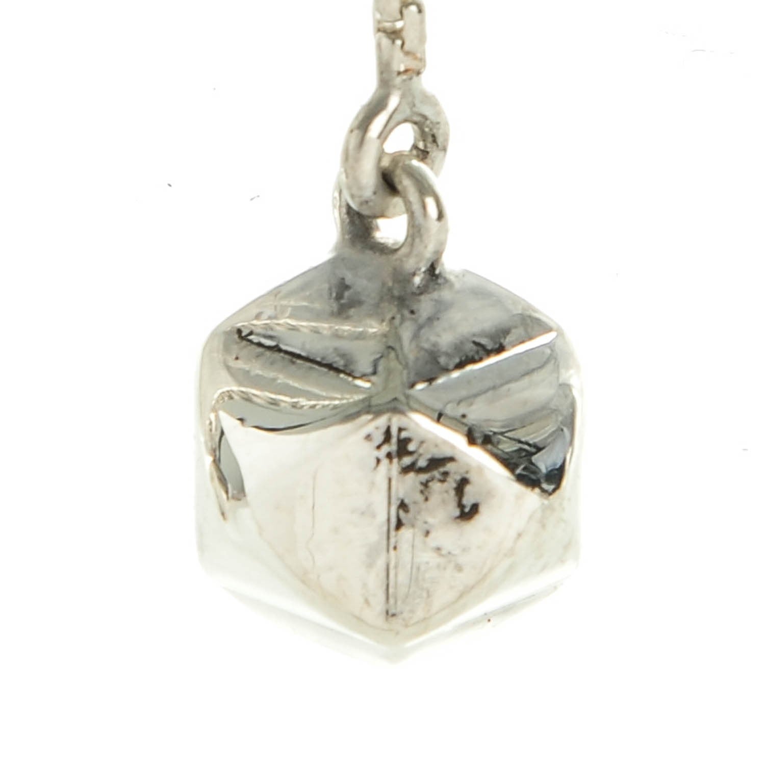 Hermes Sterling Silver Medor Drop Earrings 7 of 7