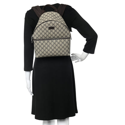 Gucci GG Supreme Monogram Margaux Calfskin Childrens Day Backpack Beige Ebony Cocoa Dark Chocolate 2 of 11