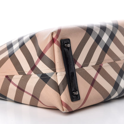 Burberry Nova Check Large Nickie Tote Black 6 of 10