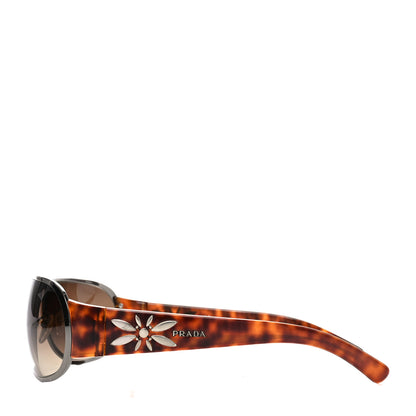 Prada Metal Acetate Sunglasses SPR 56G Brown 3 of 7