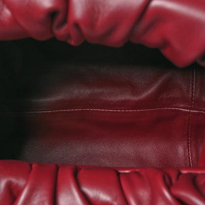 Bottega Veneta Smooth Butter Calfskin Small The Shoulder Pouch Dark Red 5 of 9
