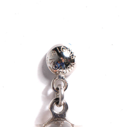 Louis Vuitton Wrapped Resin Drop Earrings Silver 3 of 4