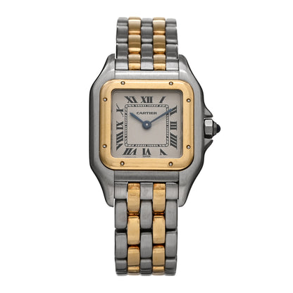 Cartier Stainless Steel 18K Yellow Gold 22mm Panthere Quartz Watch 1 of 5