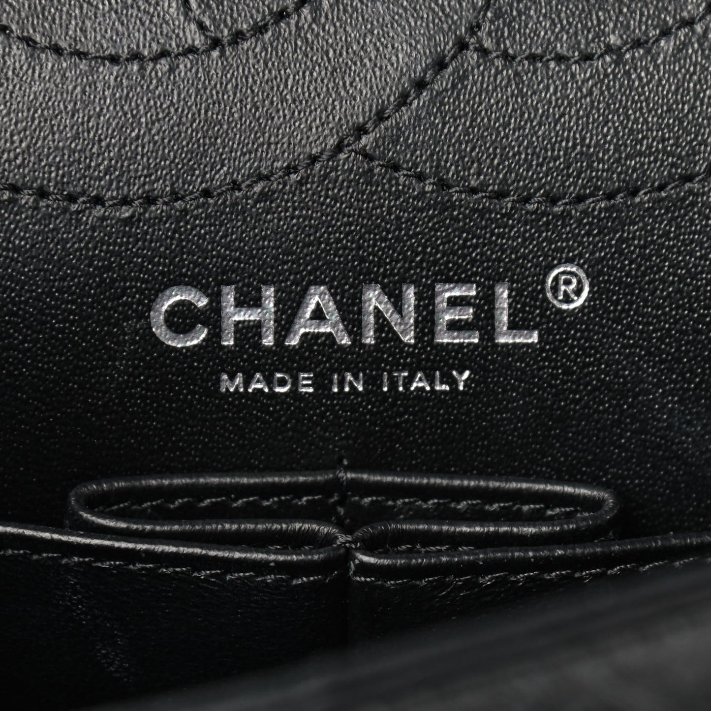 Glazed Calfskin Quilted 2.55 Reissue 226 Flap So Black