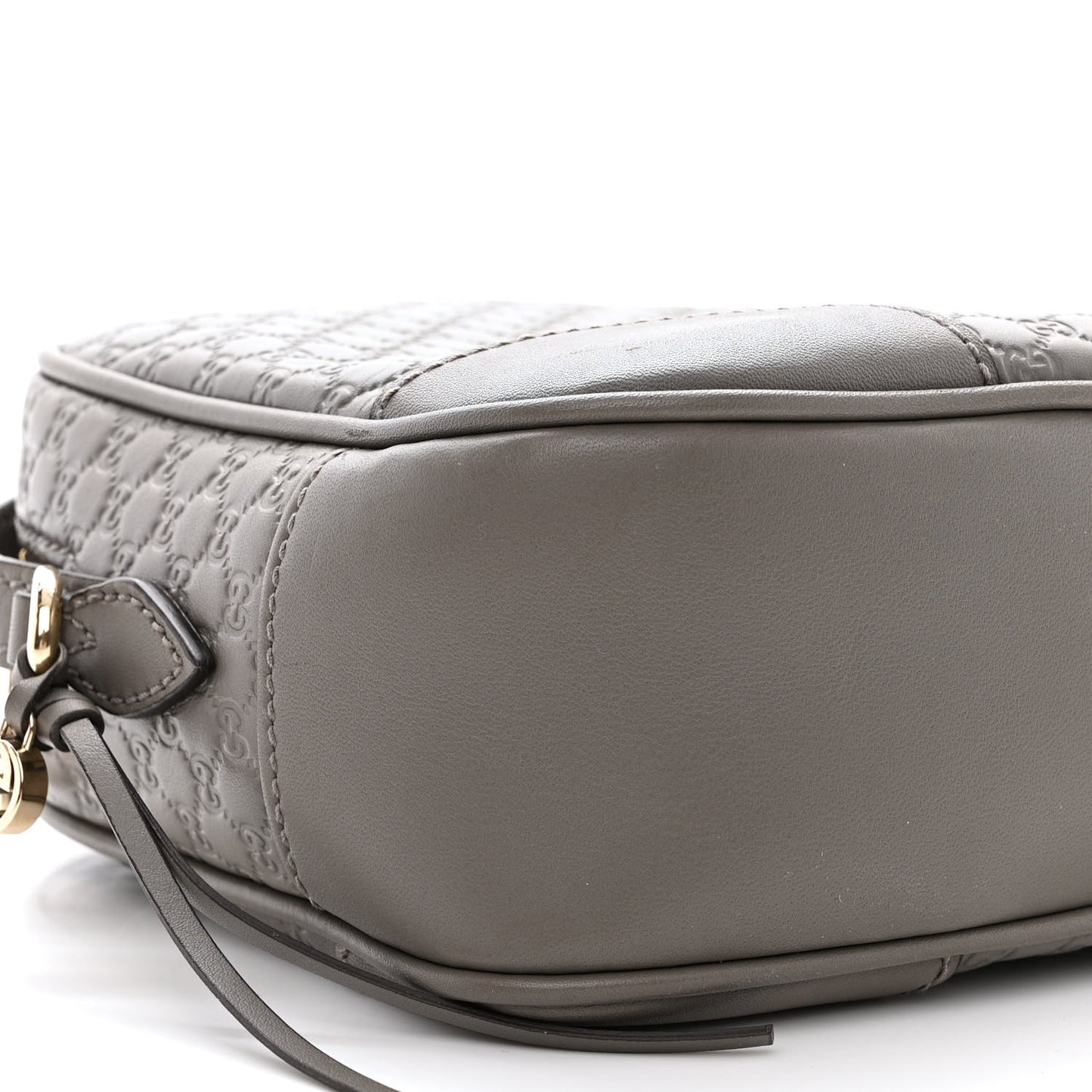 Microguccissima Mini Bree Messenger Bag Grey