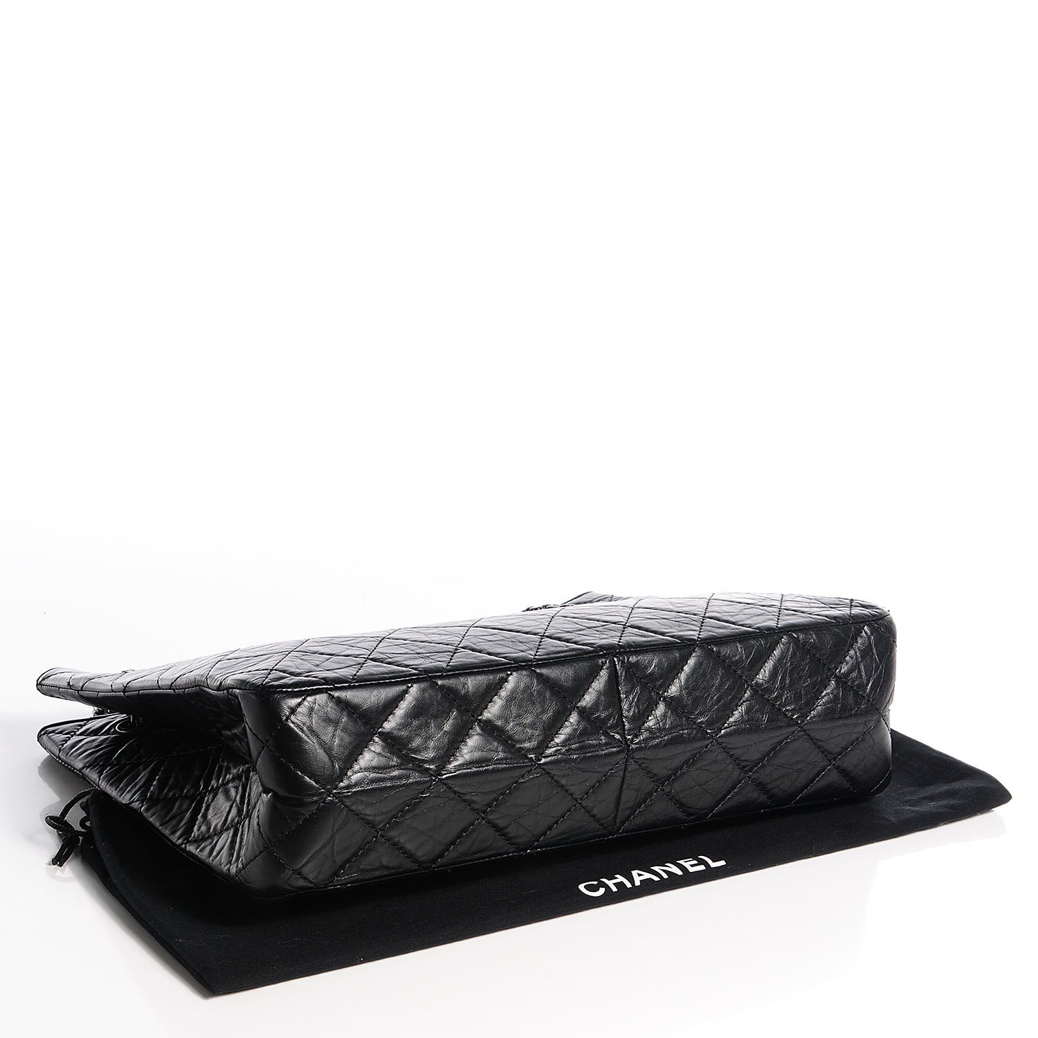 Chanel Aged Calfskin Reissue 2.55 Tote Black 4 of 7