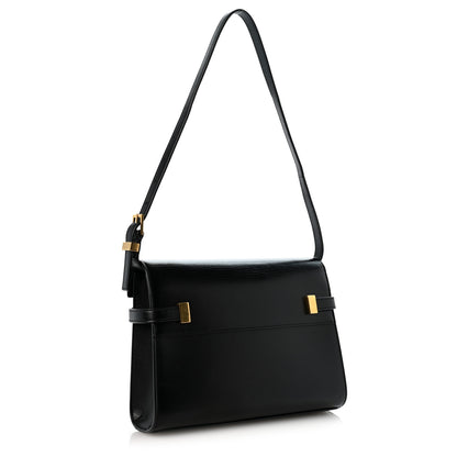 Saint Laurent Smooth Calfskin Small Manhattan Shoulder Bag Black 2 of 12