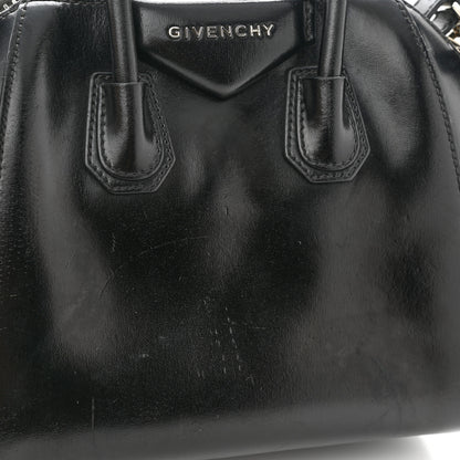 Givenchy Shiny Lord Calfskin Mini Antigona Black 18 of 19