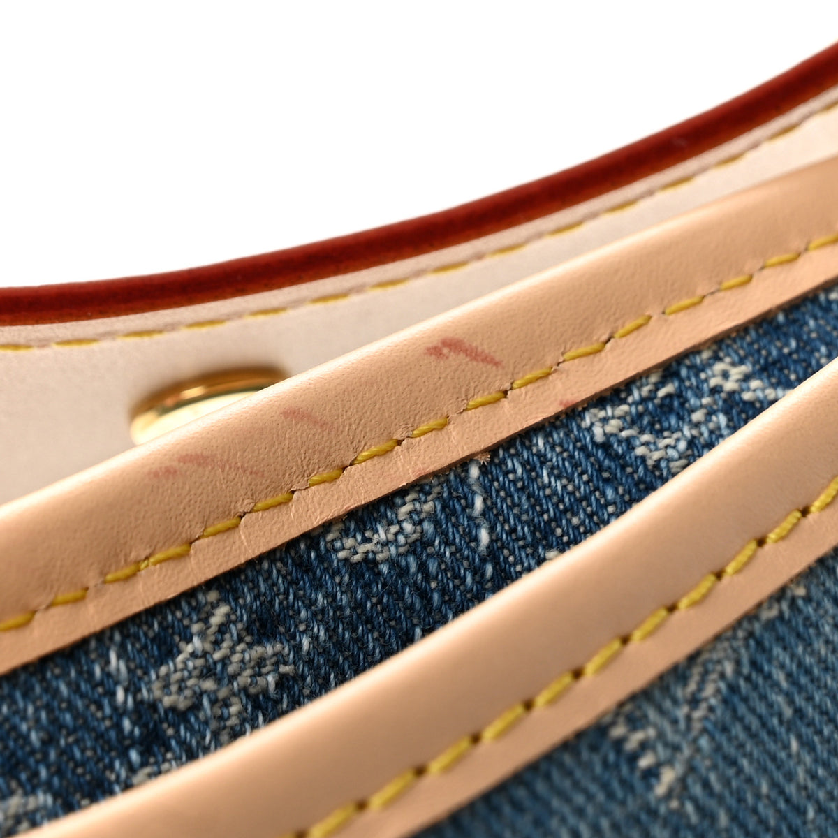 Louis Vuitton Monogram Denim CarryAll MM Blue 11 of 12
