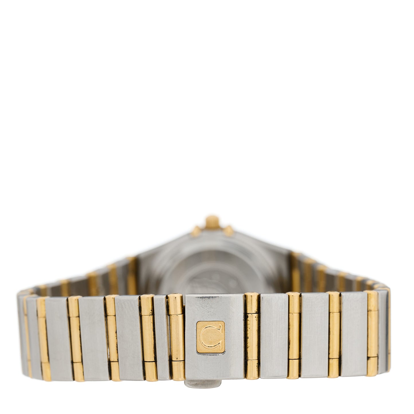 Stainless Steel 18K Yellow Gold 22mm Constellation Quartz Watch White 1262.30.00