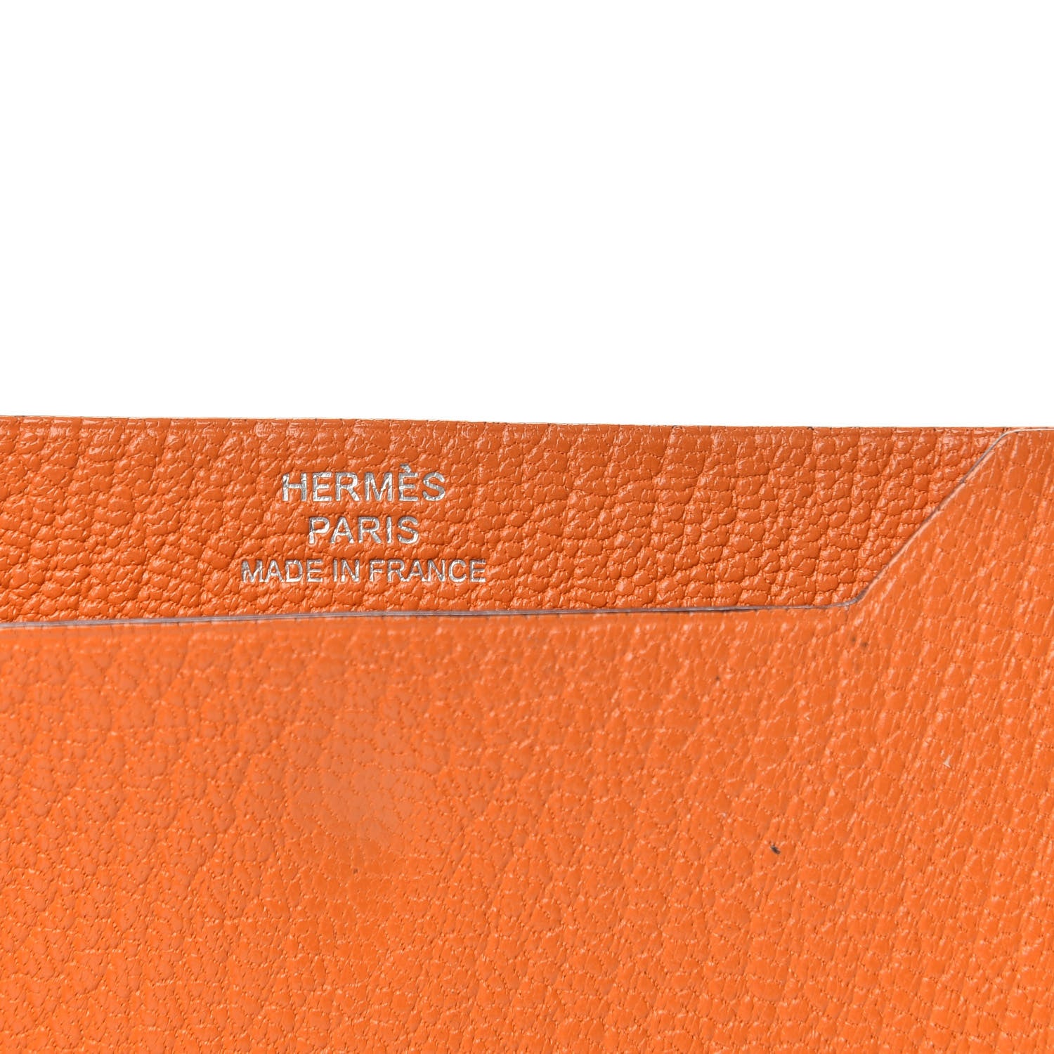 Hermes Chevre Mysore Mini Bearn Wallet Orange 6 of 6