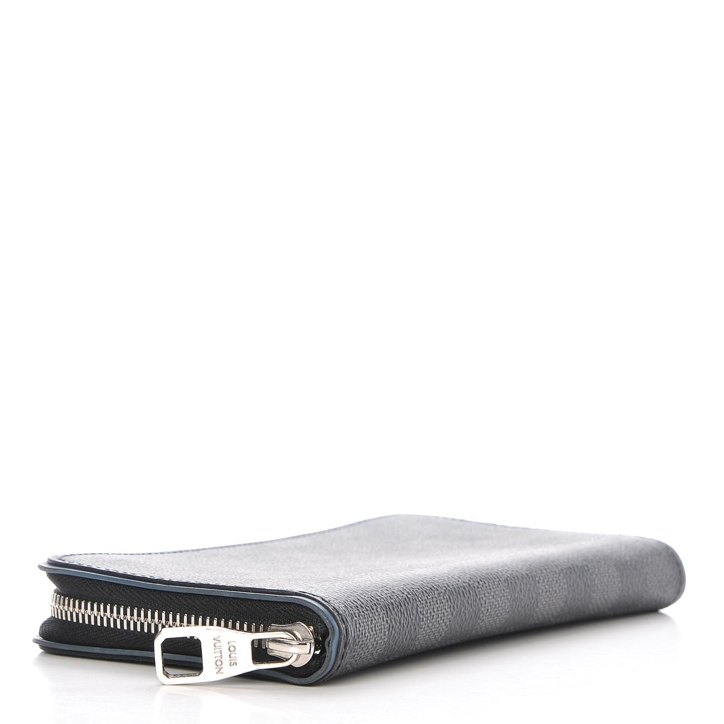 Damier Graphite Zippy Vertical Wallet Neon