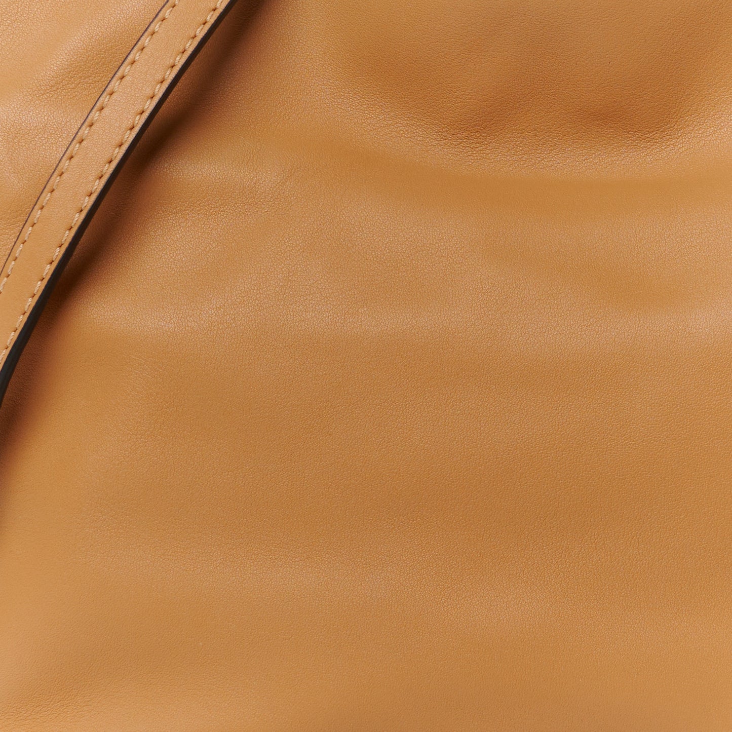 Calfskin Mini Flamenco Knot Clutch Warm Desert