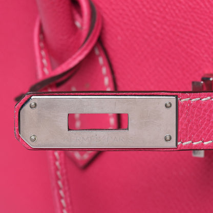 Hermes Epsom Birkin 35 Rose Tyrien 9 of 35