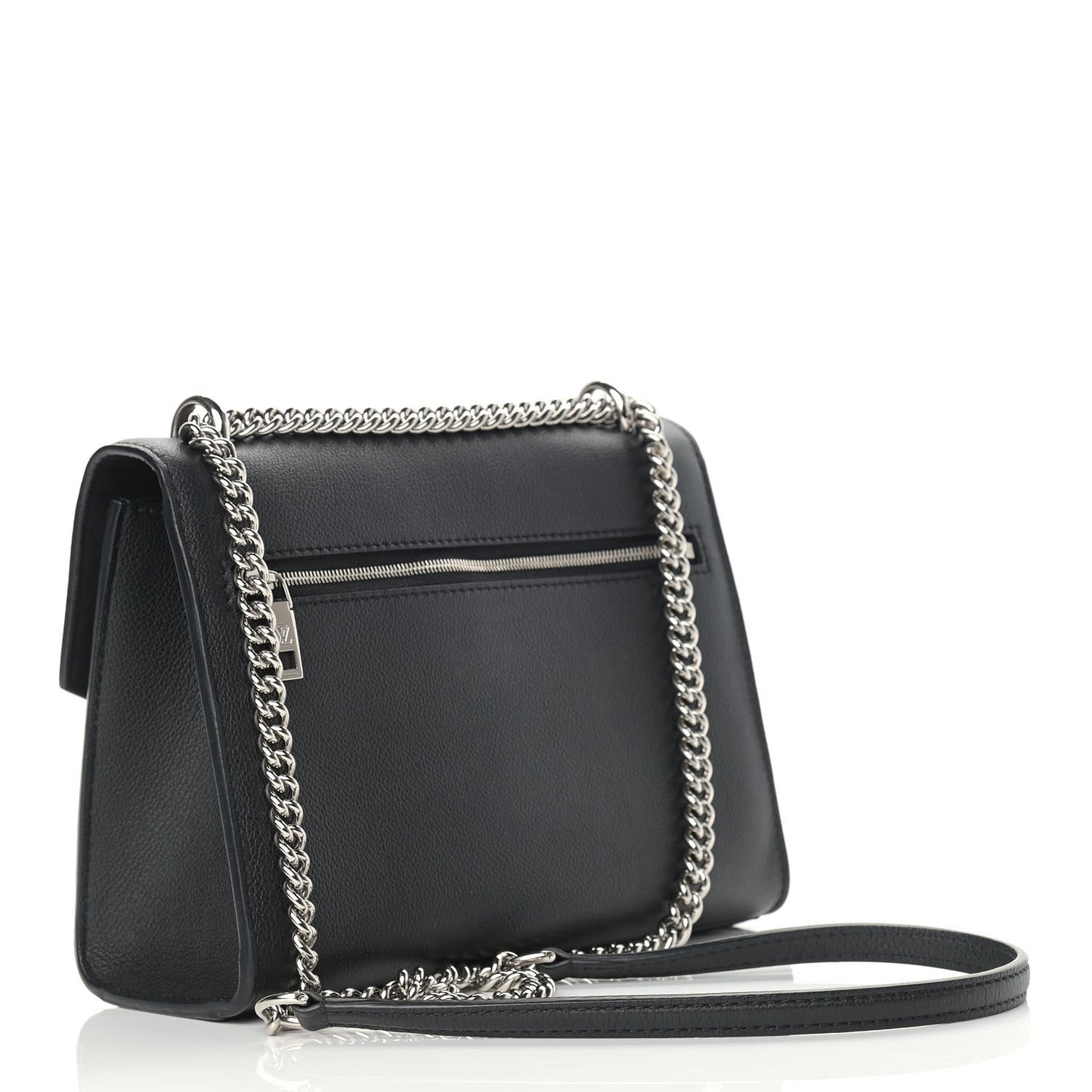 Soft Calfskin Mylockme Chain Bag BB Black