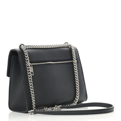 Louis Vuitton Soft Calfskin Mylockme Chain Bag BB Black 3 of 10