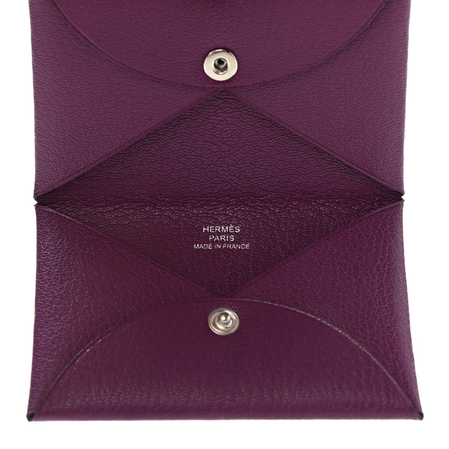 Hermes Chevre Mysore Calvi Card Case Anemone 5 of 7